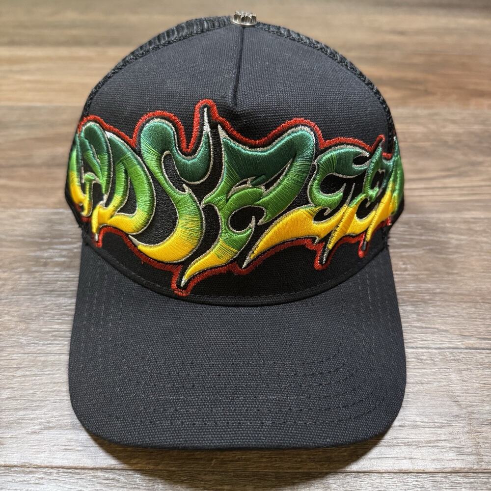 Godspeed New York GS Neo Trucker Hat Black Green Yellow Red Snapback New